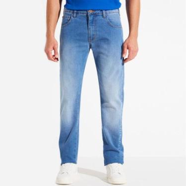 Imagem de Calça Jeans Forum Paul Slim Ou25 Azul Claro Masculino, 42