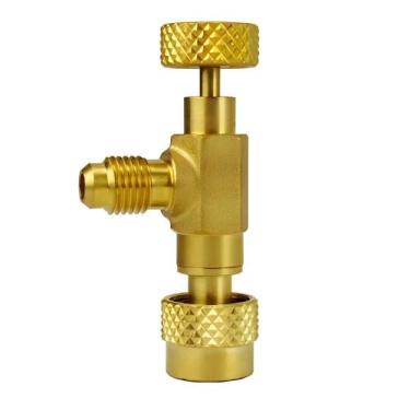 Imagem de Válvula Acionadora Schrader 1/4 x 1/4 R22 R134A R404A R407C FSVH1 Hiat