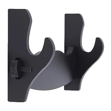 Imagem de Suporte de espada suporte de exibição de espada de montagem na parede, suporte de madeira para espadas para artes marciais, machado, faca, punhal, sabre de luz e suporte para cana de pesca, etc.