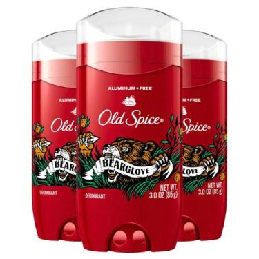 Imagem de Desodorante Old Spice Bearglove para homens 24 horas por dia, 7 dias p