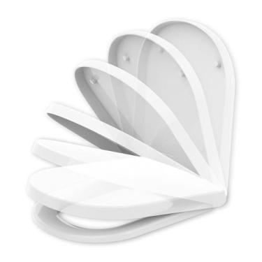 Imagem de Assento Vogue Tampa de Vaso Deca Soft Close Branco Tupan