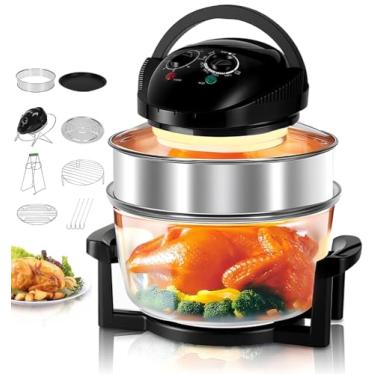 Imagem de Air Fryer, Air Fryer 110V, Airfryer, Erfray, Air Fry, Ayer Fryer, 12 Litros, Air Frier, Fritadeira de Ar, Design Transparente do Corpo da Panela