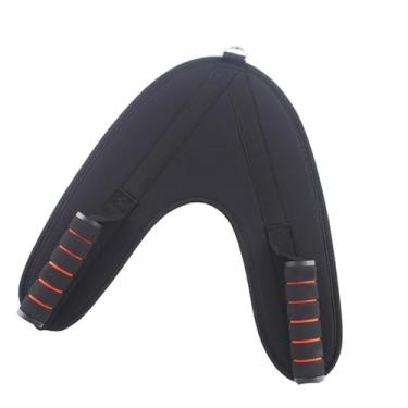 Imagem de predolo Arnês para abdominais, arnês confortável para puxar, acessórios de ginástica para adultos, equipamento de treino, cabo de exercício, acessório para, Cabo Preto Laranja