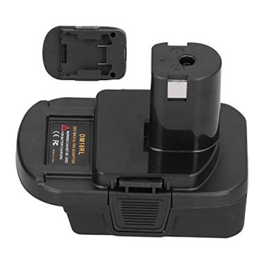 Imagem de Zerodis Conversor Adaptador de Bateria de Milwaukee para Bateria de Lítio 18V, Conversor Leve da Ferramenta de Energia, Desfrute de Tempo de Corrida Prolongado, Material Preto ABS+PC