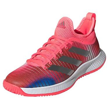 Imagem de adidas Tênis Feminino Defiant Generation, Turbo/Prata Metálico/Branco, 9.5