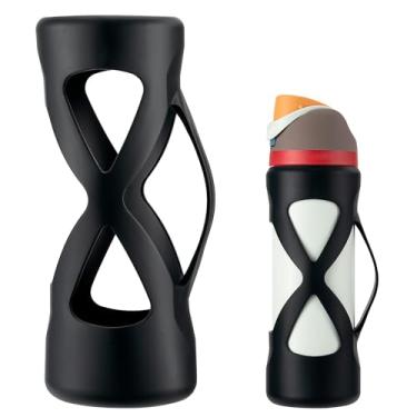 Imagem de Bota de silicone com alça compatível com Owala Freesip 680 g, capa protetora total contra arranhões e redução de amassados