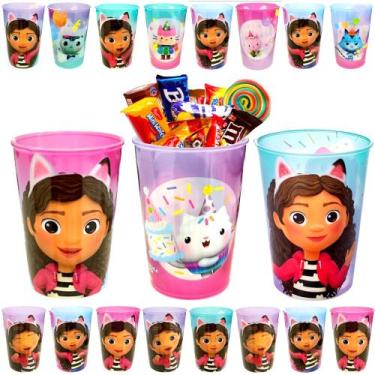 Imagem de 30 Copos p/ Doces A Casa Mágica da Gabby Sacolinha Surpresa Infantil -