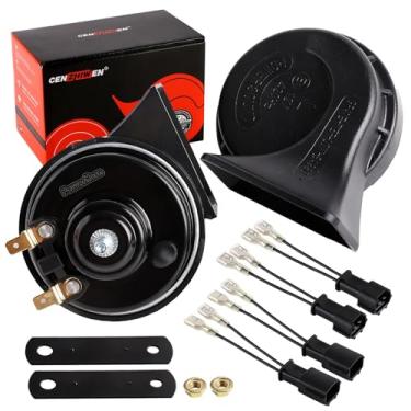 Imagem de Buzinas de carro 12v alto [pacote com 2] - buzina de caminhão - impermeável - Tweeter/baixo, acessórios gerais, caracóis elétricos para carros, motocicletas, eletrônicos alternativos ((substituição