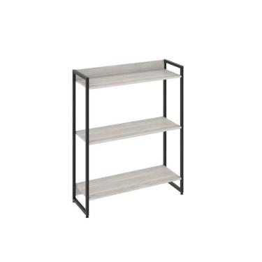Imagem de Estante Dynamica 80x30x104cm C/03 Prateleiras Snow / Snow /