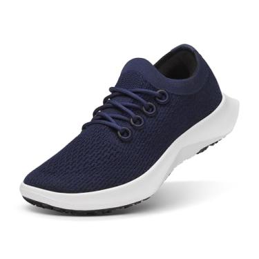 Imagem de Allbirds Tênis masculino Tree Dasher 2, Active Running & Walking, Azul-marinho (sola de nevasca), 39