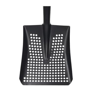 Imagem de Baoblaze Cabeça de pá peneiradora para galinheiro, cabeça ergonômica para pá de lama, peça de escavadeira, ferramenta de limpeza de esgoto para casa