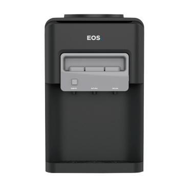 Imagem de Bebedouro de Mesa para Garrafão EOS Mineralle Eletrônico Água Quente, Fria e Natural Preto EBE06QP 220V