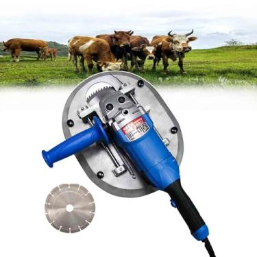 Imagem de Aparador EléTrico De Chifres De Gado Grande De 1700 W, Cortador De Chifres De Vaca,Descornador EléTrico,8800 Rpm,DiâMetro Do Cortador De 225 Mm Para Ferramentas VeterináRias De Fazenda E PecuáRia