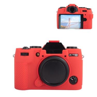 Imagem de Rieibi Capa para X-T50 / XT50, capa protetora de silicone fosco para câmera Fujifilm X-T50 / XT50, acessórios X-T50 com 2 protetores de tela, capa leve para câmera X-T50/XT50