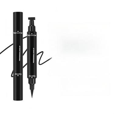 Imagem de MAEPEOR Delineador delineador preto com asas de longa duração, à prova d'água e à prova de manchas delineador líquido para iniciantes ou maquiadores (08 preto)