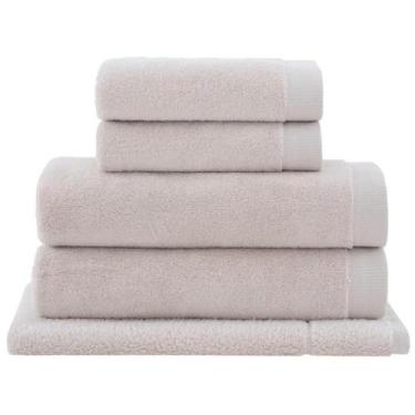 Imagem de JOGO TOALHA DE BANHO GIGANTE 5 PEÇAS DUAL AIR - BUDDEMEYER: Bege 1501