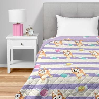 Imagem de Northwest Cobertor acolchoado Bluey Bingo Candy Land, estampa de desenho animado colorido, 152 x 203 cm