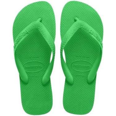 Imagem de Chinelo Havaianas Top 4000029, 37/38, Verde folha