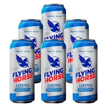 Imagem de Energético Flying Horse Energy Drink Zero 473ml 6un