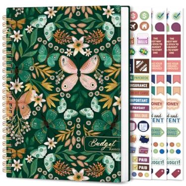 Imagem de Planejador de orçamento estético - planejador financeiro mensal com rastreador de despesas, organizador de notas sem data, caderno de orçamento para gerenciar suas finanças, livro de orçamento de