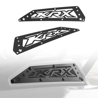 Imagem de XUTVOTOR Kit de grelha de cobertura de admissão de ar para Kawasaki Teryx, tampa de malha metálica pré-filtro de ventilação lateral do motor de alumínio para Kawasaki Teryx KRX KRX4 1000 2020-2025