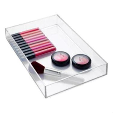 Imagem de Bandeja Lisa em Acrílico Transparente 4mm- 30x20x5cm