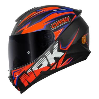 Imagem de Capacete Norisk Razor Ghost Masculino Laranja Moto Fechado (62)