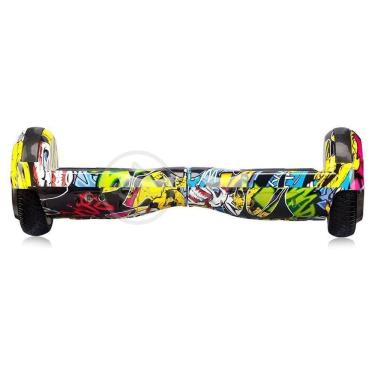 Imagem de Hoverboard Infantil Skate Elétrico Arte Urbana Led Grafite