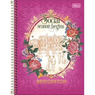 Imagem de Tilibra - Caderno Espiral Capa Dura Universitário Connect 10 Matérias Bridgerton 160 Folhas - The Season Begins
