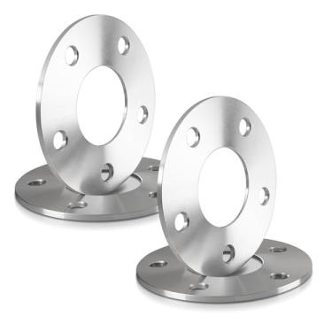 Imagem de Customadeonly Espaçadores de roda 5 x 114,3 para RSX RL CL TL Prelude CRV CR-Z Integra Type-R MDx Pilot S2000 NSX Accord Element TSx, Hubcentric sem bordo, furo de 64,1 mm (5 mm de espessura 4 peças