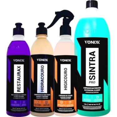 Imagem de Kit Sintra Pro 1,5l Vonixx Restaurax 500ml Vonixx Hidracouro 500ml Vonixx Higicouro 500ml Vonixx
