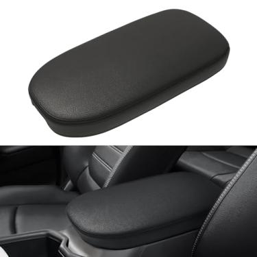Imagem de Asgohme Capa de apoio de braço para console central de carro compatível com acessórios Toyota RAV4 2019-2025, capa de tampa de caixa de descanso de braço de couro premium, capa de console central