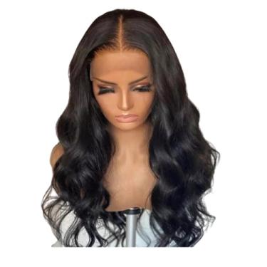 Imagem de Peruca Front Lace 60cm com Cabelo Humano ondulada
