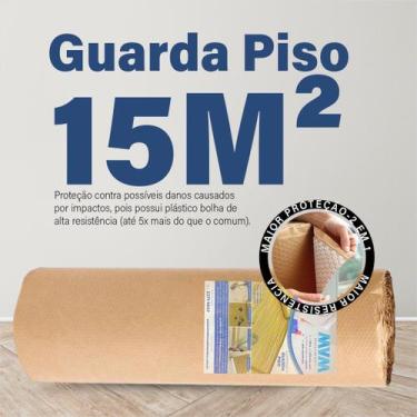 Imagem de Salva Piso Protetor com Bolha Impermeável Porcelanato 1,00m x 15m e 1,
