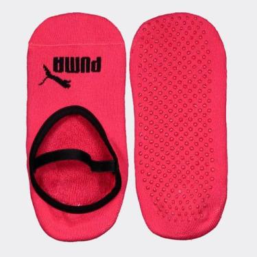 Imagem de Meia Puma Pilates Feminina Vermelha, 34-39