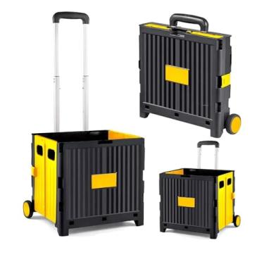 Imagem de Carrinho De Ferramentas Dobrável Multiuso 65l Portátil Vira Maleta