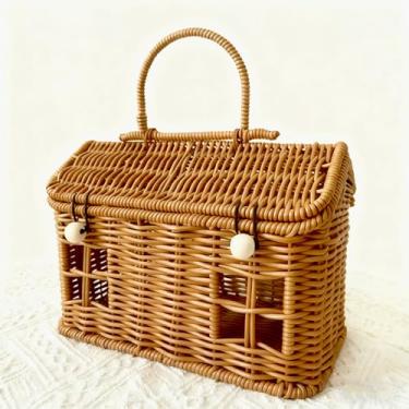 Imagem de Cesta de piquenique, formato vintage de armazenamento