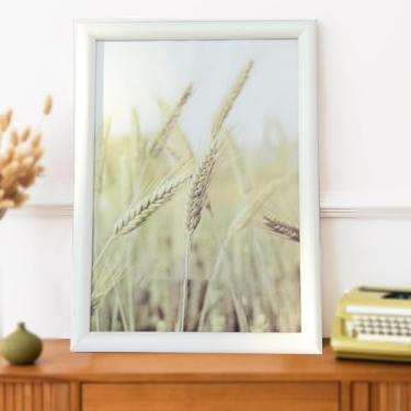 Imagem de Porta-retrato de mesa – Design composto de plástico para decoração de casa (branco, 12 x 17)