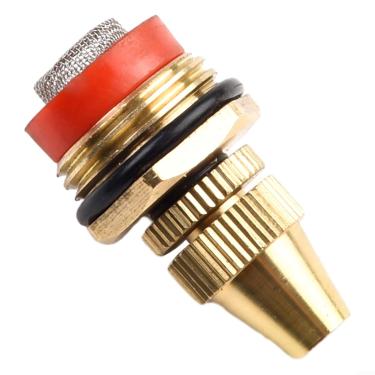 Imagem de Borrifador de água ajustável de latão de 1,27 cm para jardim, gramado, atomizador, com interruptor rotativo, mudança de vários estágios