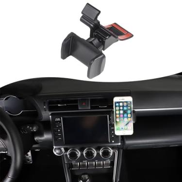 Imagem de Suporte de telefone automotivo ajustável para Subaru BRZ/Toyota 86, gancho invertido, horizontal vertical, saída de ar condicionado, base de navegação com suporte autoadesivo, antivibração e