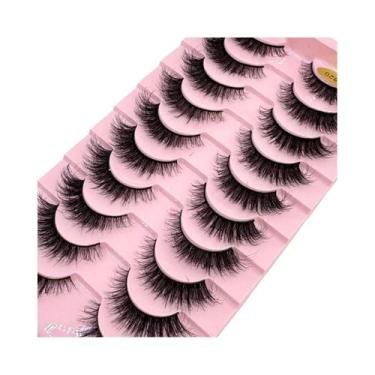 Imagem de Cílios Postiços DD Russian Mink 10 Pares Naturais Longos E Volumosos F
