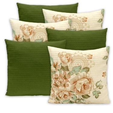 Imagem de Kit 6 Capas de Almofadas Favinho 40x40 C/ Zíper PIQUET Estampadas - Be
