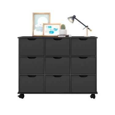 Imagem de Nicho Organizador Com Rodízios Toys 9 Gavetas Q01 Pto-pto - Mpozenato