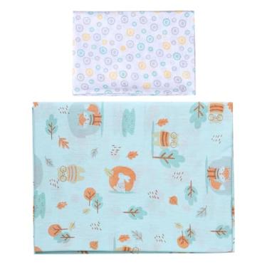 Imagem de Enxoval do Bebê Jogo de Lençol com Fronha Suave e Delicado, Loja Era Uma Vez (Bosque)