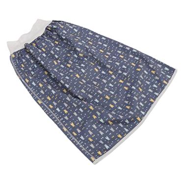 Imagem de Cryfokt Saia de Fralda para Adultos Prevenção de Vazamento Lateral - Saia de Fralda de Pano Respirável para Mulheres - Colchão de Incontinência Lavável e Usável