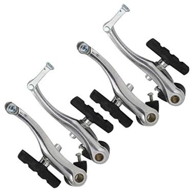 Imagem de Emparelhar o Freio Universal de Mountain Bike V, o Elegante Freio de Cantilever de Liga de Alumínio Legal, a Pastilha de Freio à Prova de Desgaste Impedir a Rotação da Roda,