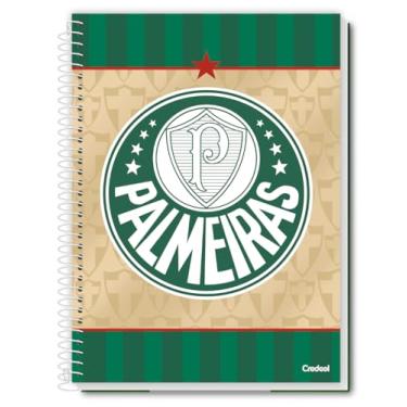 Imagem de Caderno Universitário Capa Dura Espiral 1 Matéria 80 Folhas Palmeiras - Cert. FSC
