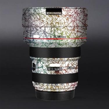Imagem de EF 11-24 4 L II Adesivo para lente de câmera revestimento película protetora protetor corporal decalque skin para Canon EF 11-24 mm F4 L II (Splash Rainbow White)