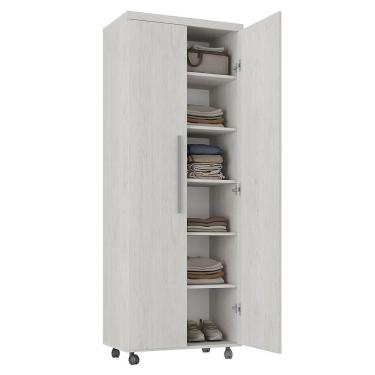 Imagem de Armário Multiuso 2 Portas Com 5 Prateleiras 1305 Ilan Carvalho Claro