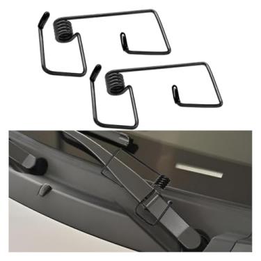 Imagem de DUSCOKE Impulsionador de mola de pressão do braço do limpador de para-brisa com capa de silicone, melhora o desempenho do braço do limpador, acessório universal de carro para melhorar a visibilidade